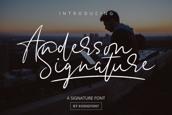 Anderson Signature Font for Business