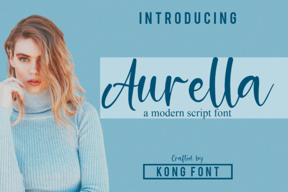 Aurella: A Modern Script Font