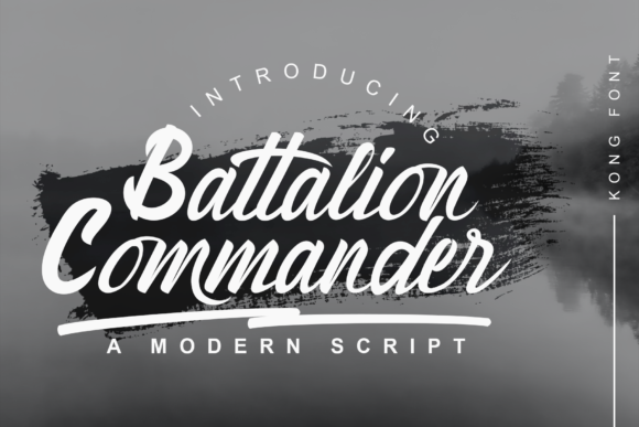 Battalion Commander Font Review