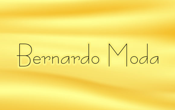 Bernardo Moda: A Creative Script Font