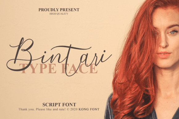 Bintari: A Playful Handwritten Font