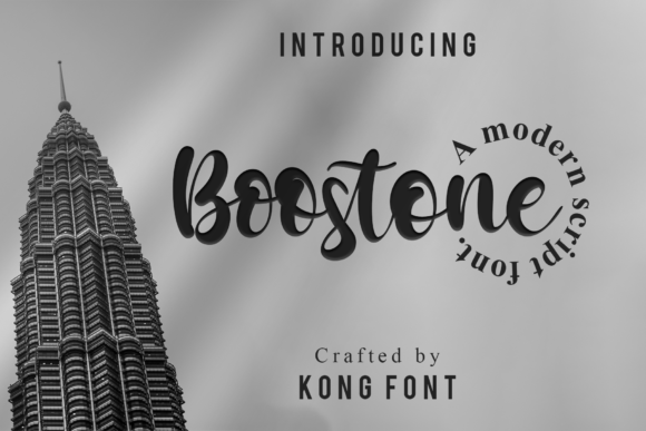 Boostone: A Playful Font for Creative Campaigns