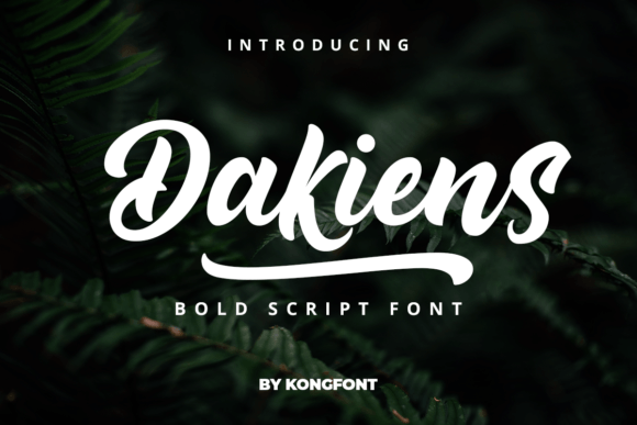 Dakiens: A Bold Handwritten Font for Creative Projects