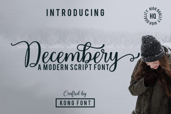 Decembery: A Playful Font for Web Design