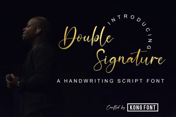Double Signature Font for Creative Design
