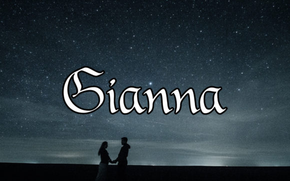 Gianna: A Beautiful Font for Business