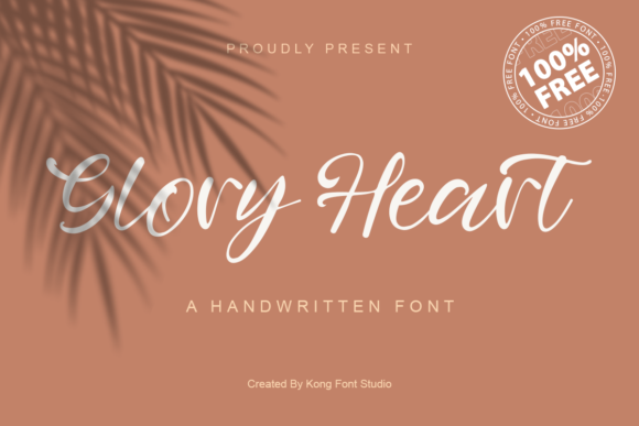 Glory Heart: A Playful Script Font