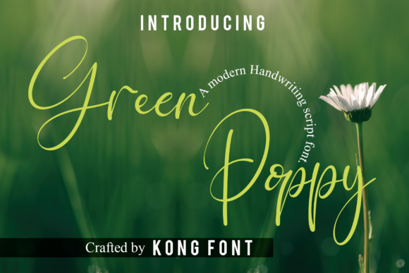 Green Poppy: A Playful Font for Web Design