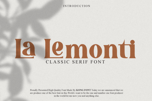La Lemonti: A Font for Creative Campaigns