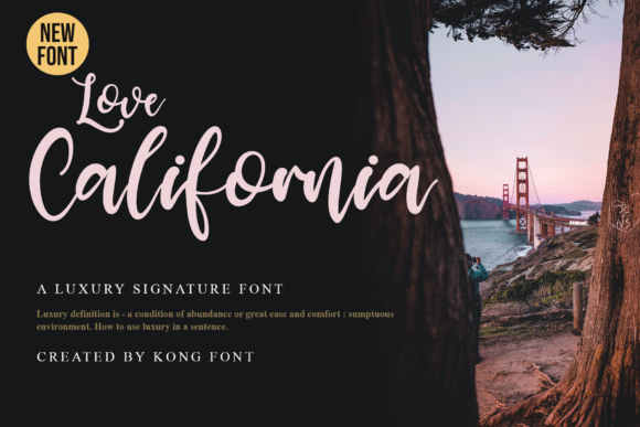 Love California Font for Creative Projects