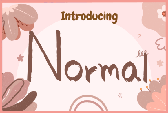 Normal: A Quirky Handwritten Font