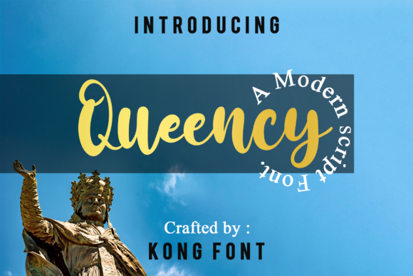 Queency: A Playful Font for Digital Marketing
