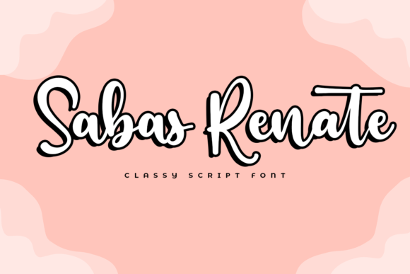 Sabas Renate: A Font for Business Magic