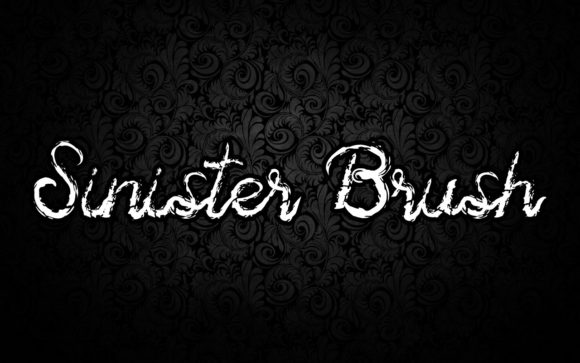 Sinister Brush Font for Creative Projects