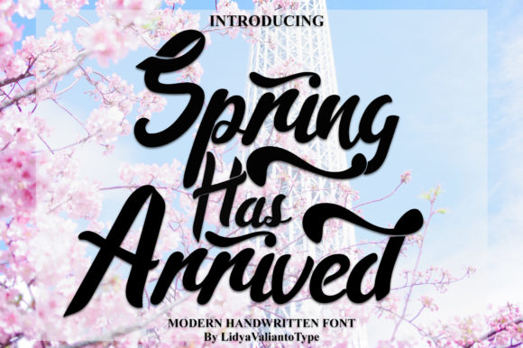 Spring Has Arrived Font Review