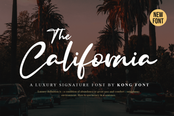 The California: A Playful Font for Web Design