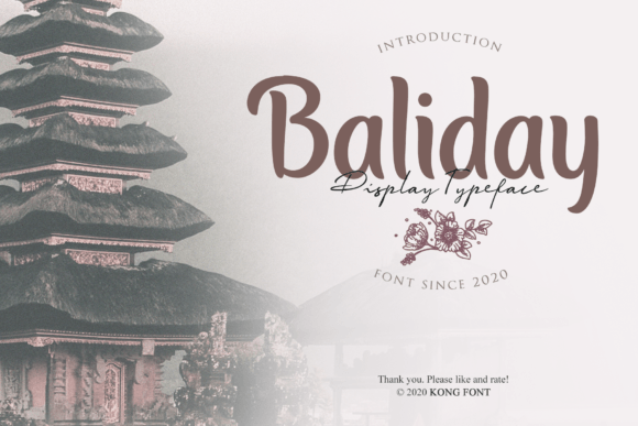 Use Baliday for Bold Campaigns