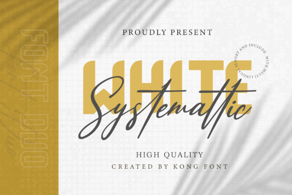 White Systemattic: A Playful Font for Creative Projects